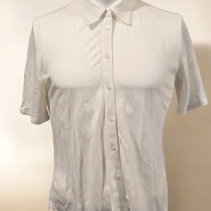 Banana Republic Classic White Button-Down Shirt